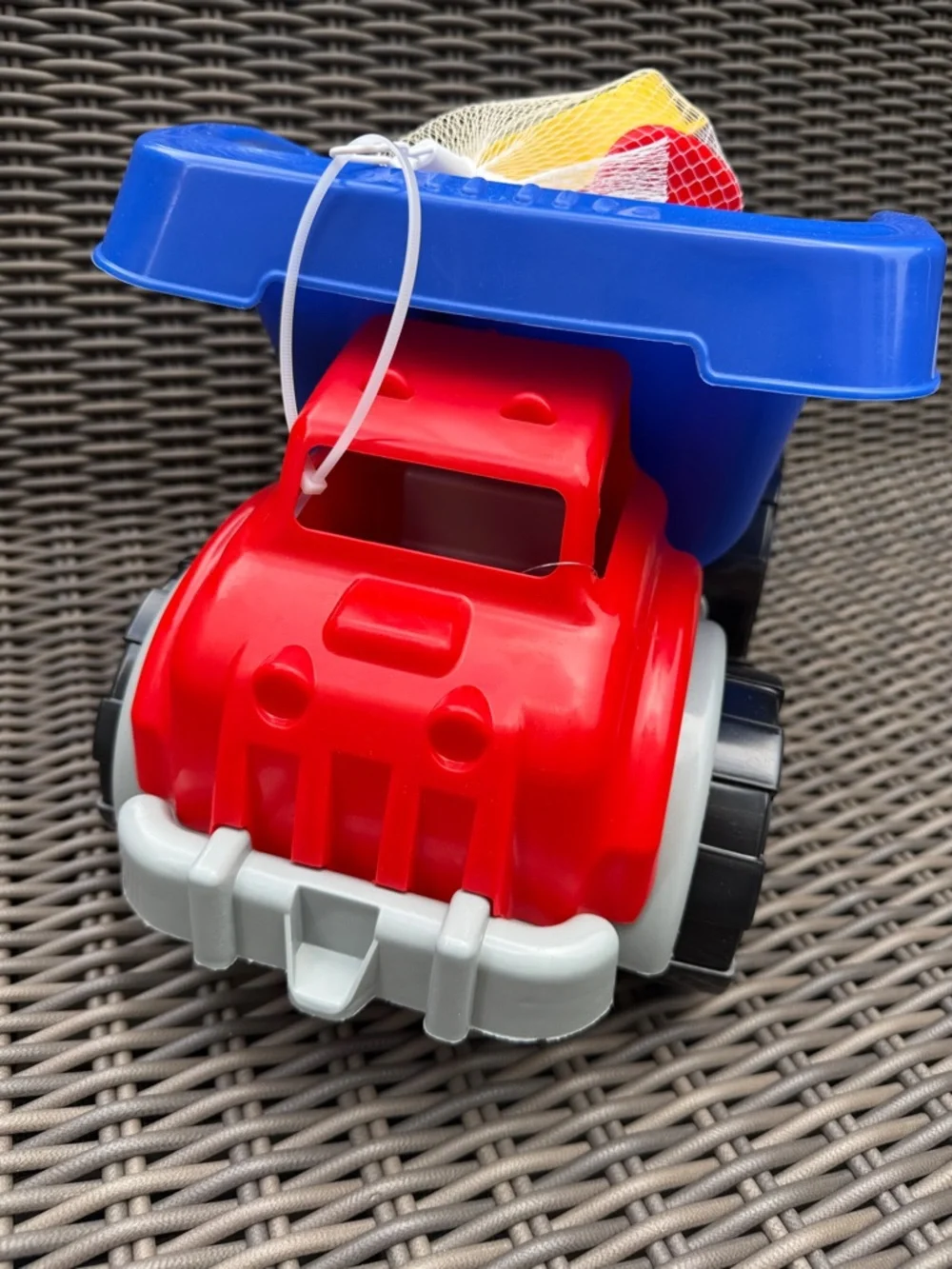 Kids Sand Truck Playset - Red & Blue with Yellow Accessories - NWT
